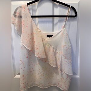 1. State Women's Camisole - white and Pink